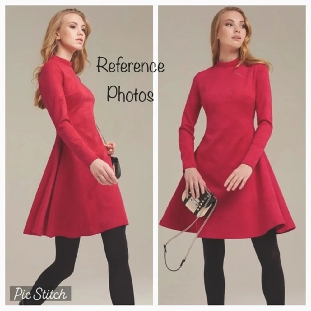 ModCloth A-Lined Textured Dress